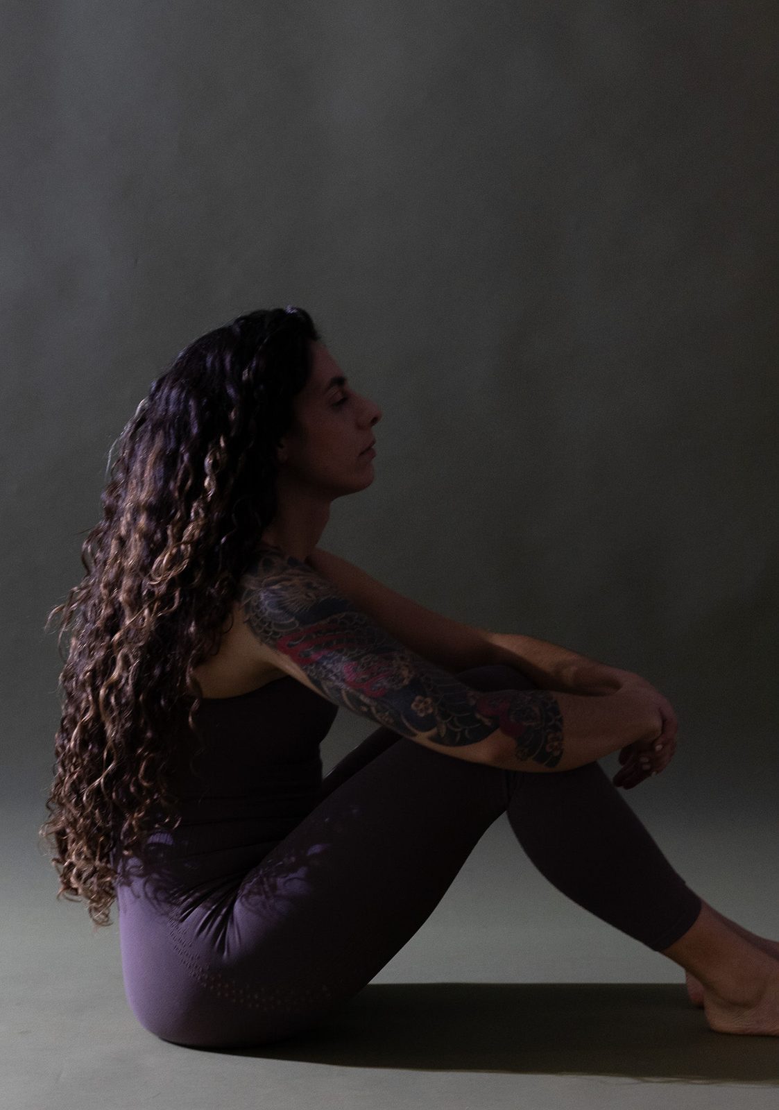 Angelica in a movement session